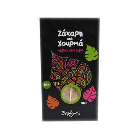 Βιολογική ζάχαρη χουρμά 200gr