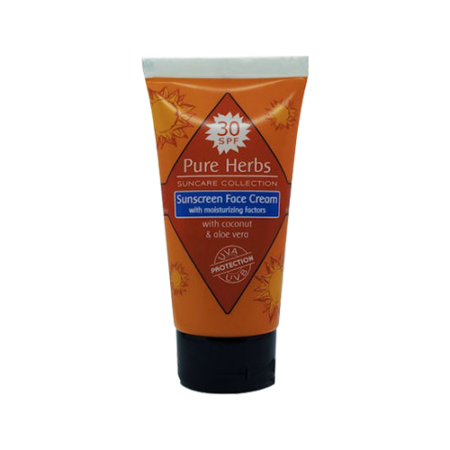 Sunscreen Face Cream with Coconut & Aloe Vera 30 SPF 50ml
