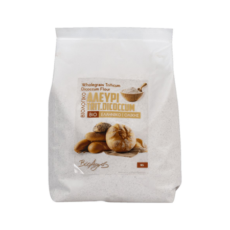 Αλεύρι από Δίκοκκο Σιτάρι Ολικής Βιοαγρός 1kg
