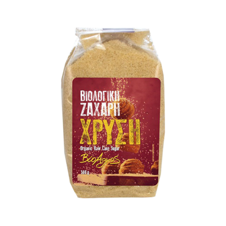 Ζάχαρη Χρυσή Βιολογική 500gr Βιοαγρός