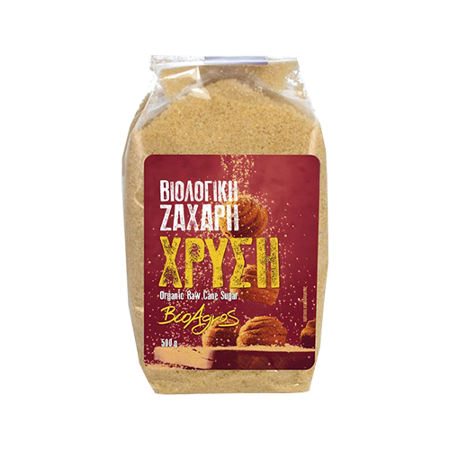 Ζάχαρη Χρυσή Βιολογική 500gr Βιοαγρός