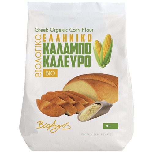 Καλαμποκάλευρο Βιολογικό 1kg Βιοαγρός