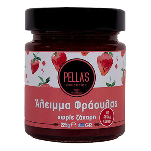 Άλειμμα Φράουλα χωρίς ζάχαρη 225gr
