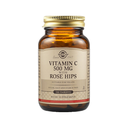 Vitamin C with Rose Hips Tablets 500mg