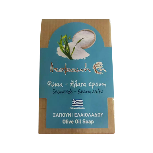 Σαπούνι Φύκια-Άλατα Epsom ''Λεσβιακή Γη''