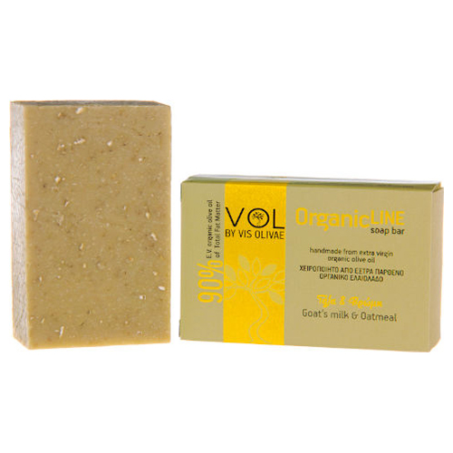 Χειροποίητο Σαπούνι με Γάλα και Βρώμη Vis Olivae 90gr