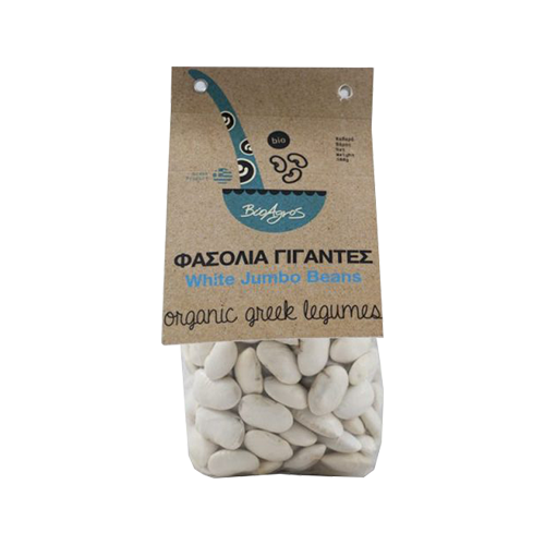 Φασόλια Γίγαντες Πρεσπών Βιολογικοί 500gr