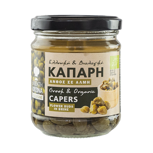 Ανθός Κάπαρης σε άλμη 180gr Εκλεκτή Κουζίνα Βio