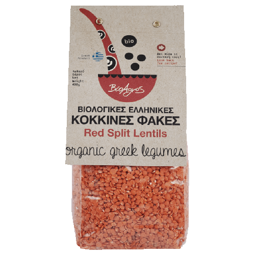 Φακές κόκκινες 500gr Βιοαγρός