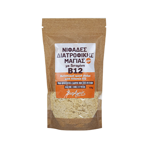 Νιφάδες Διατροφικής Μαγιάς με Βιταμίνη Β12 100gr