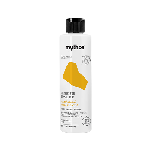 Mythos Olive Σαμπουάν για Όλους τους Τύπους με Σανδαλόξυλο & Πρωτεΐνες Σιταριού 200ml